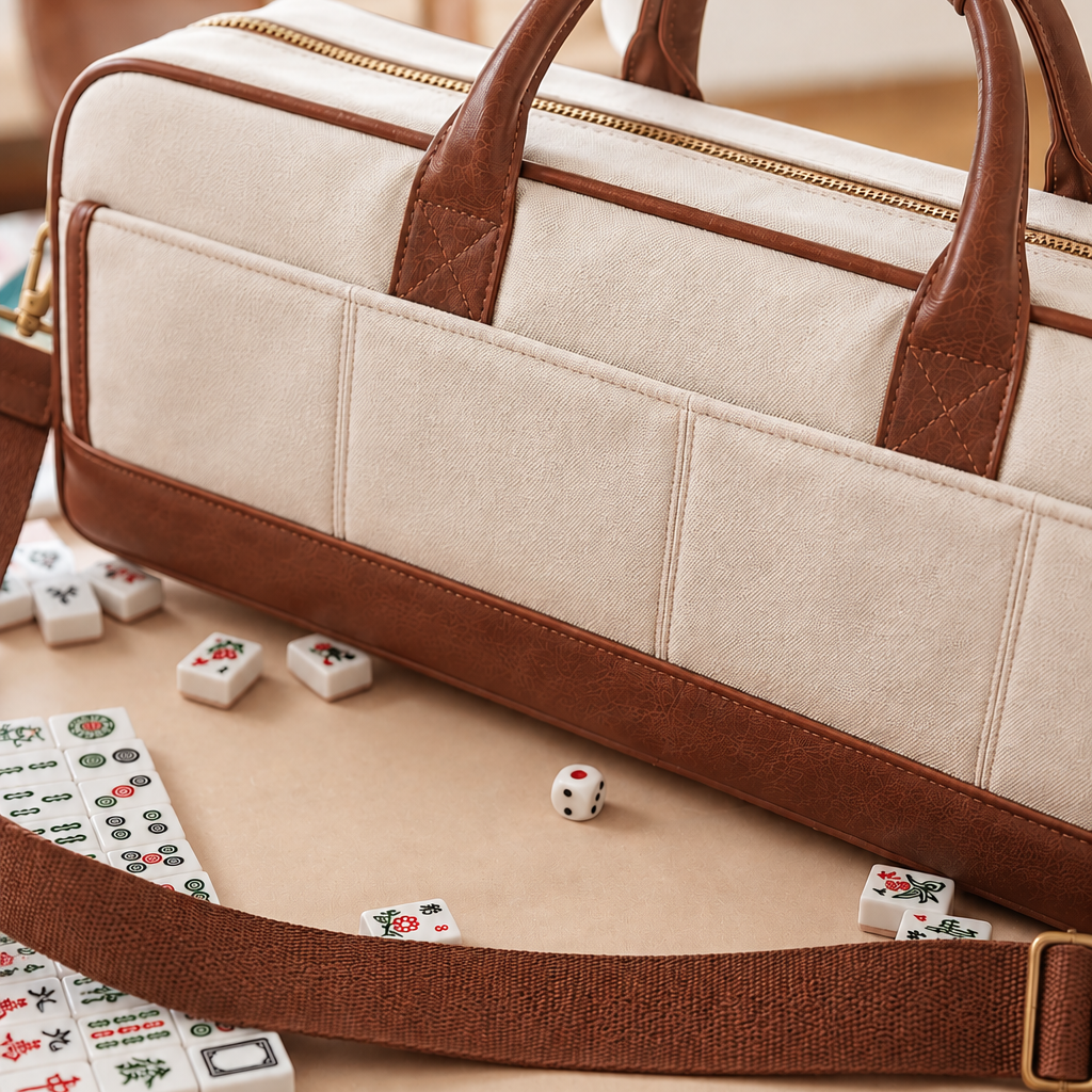 Mahjong Carrying Case With Tile Pouch